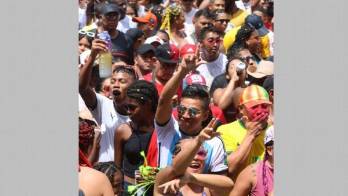 Ni un solo alfiler cabía en los culecos de la Cinta