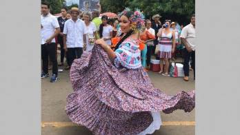 Ashley Nicole es la reina del Festival Folclórico de La Mitra de La Chorrera