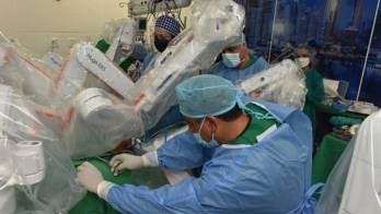 Utilizan el robot Hugo Ras.