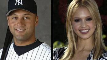 Derek Jeter fue novio de Jessica Alba. La actriz confesó que el yanqui le pegó herpes.