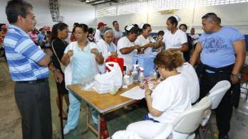 A pesar del mal tiempo fueron muchos lo que asistieron.