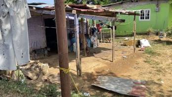 Autoridades llegaron a la comunidad de Gracias a Dios para la investigación.