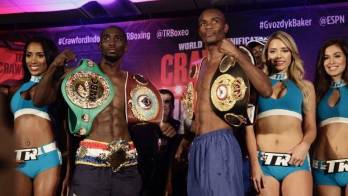 Terence Crawford y Julius Indongo cumplieron con la báscula.