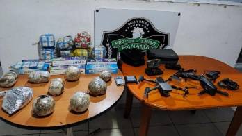 Pretendían ingresar droga a la cárcel en drones