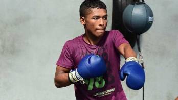 El boxeador panameño Leroy ‘El Sensacional' Estrada.
