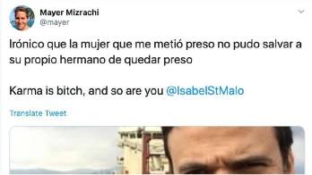 Entre reclamos, Mizrachi pide disculpas a Isabel De Saint Malo&nbsp;