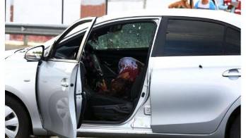 Imagen del hecho de sangre ocurrido en el 2016 en donde falleció el sargento de la Policía y una acompañante.