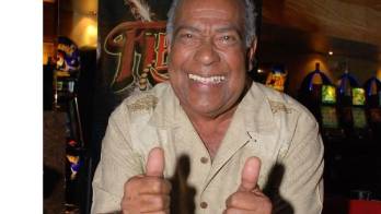 ‘Cheo’ en una de las visitas que realizó a Panamá.