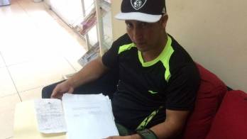 Fernando solicita ayuda de las autoridades del Gobierno.