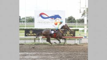 ‘Capocostello' llegando a la meta.