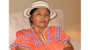 Silvia Carrera, cacica destituida.