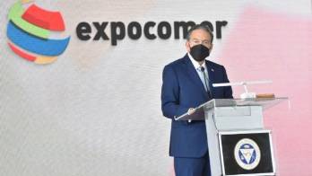 Dijo que zonas francas cerró con 57.4 M.