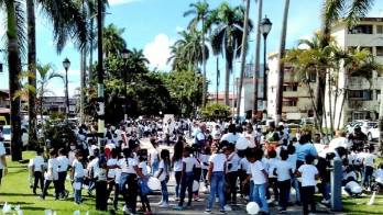 La actividad fue multitudinaria.
