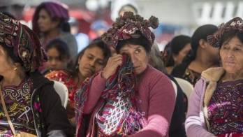 Familiares de las víctimas de la guerra en Guatemala exigen justicia