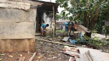 El fenómeno atmosférico arrasó con todas las residencias que encontraba a su paso.