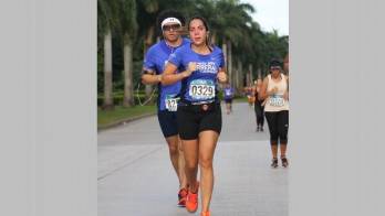 La Primera versión de la carrera caminata virtual tuvo recorrido de 1 y 2 kilómetros.