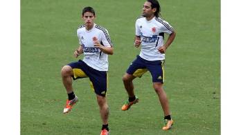 Radamel Falcao García y James Rodríguez lideran la plantilla de Colombia.