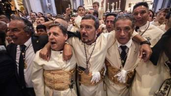 Banderas cumple con la tradición de Semana Santa