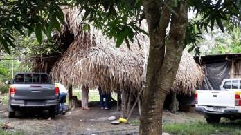 Esta es la vivienda en la que habita la familia del menor en Majagual, distrito de Barú, provincia de Chiriquí.