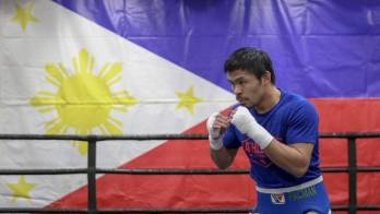 El púgil filipino Manny Pacquiao.