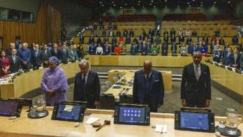 Minuto de silencio en la sede de la ONU por sus funcionarios muertos en Gaza