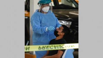 Más de 14 centros de hisopados fueron habilitados en todo el país.