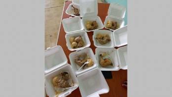 El puré estaba agrio.