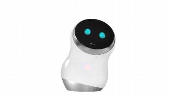 El Hub Robot de LG, uno que estuvo presente en la feria.