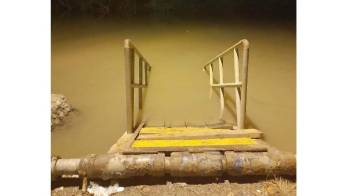 Colapso de muelle en Aguadulce afecta a pescadores y a vecinos de isla Las Lisas