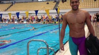 El nadador panameño Edgar Crespo tuvo una destacada actuación en la tierra europea.