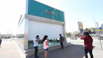 Usuarios de la línea 1 y 2 del Metro de Panamá no pudieron abordar los trenes.