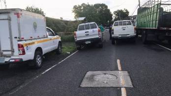 En el pavimento quedó el cuerpo de Roderick, quien tenía pocos meses de haber salido de prisión.