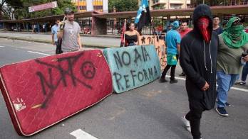 Diversas protestas se han producido en rechazo a las reformas constitucionales.