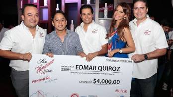 Edmar Quiroz fue el ganador del diseño de la etiqueta.