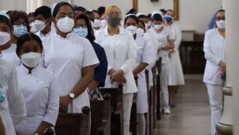 La misa fue en la Iglesia del Carmen