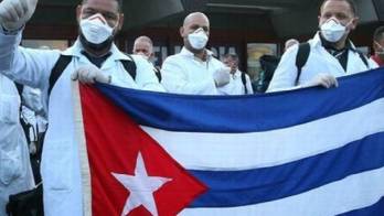 Llegada de los médicos cubanos.