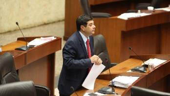 Jorge Alberto Rosas, presidente de Credenciales.