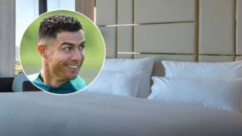 Subastarán cama en la que durmió Cristiano Ronaldo