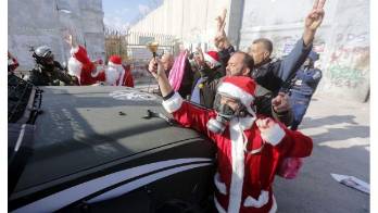 Ironía: en Belén no hay Navidad