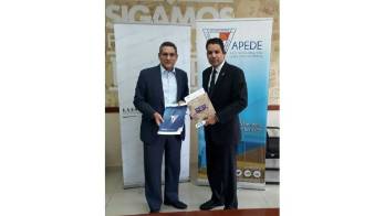 El acuerdo lo firmó, Eduaro Quirós, presidente de GESE y Héctor Cotes, presidente de Apede.