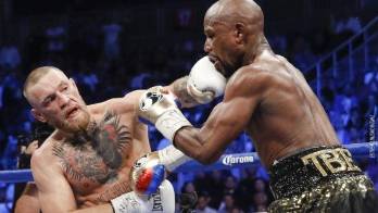 Conor McGregor y Floyd Mayweather Jr., se enfrentaron en 2017.