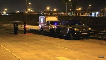 Motorizado muere en choque cerca de la autopista del Oeste