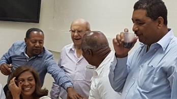 Parte de la velada en la UP.