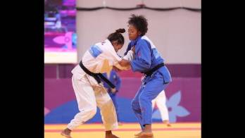 ¡Sacan el pecho!&nbsp;Héctor Cención en karate y Miryam Roper en judo