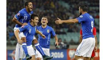 Una victoria era suficiente para que el equipo de Antonio Conte se uniese al resto de selecciones ya clasificadas: Austria, República Checa, Inglaterra,.