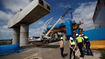 Conexión del metro con el aeropuerto tiene 44% de avance