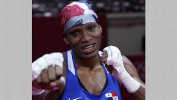 La boxeadora Atheyna Bylon.