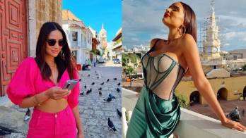 Casual y elegante se mostró en su Instagram.