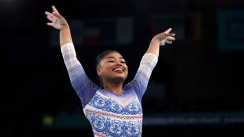 Con potencia y precisión, Hillary Heron logró subir al podio en Egipto, consolidándose entre las mejores del mundo en el aparato de salto.