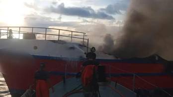 El incendio se registró la noche del pasado lunes a bordo de la embarcación de abastecimiento Ventura Toro.